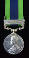 Single: India General Service 1908-35, 1 clasp,” Afghanistan N.W.F. 1919 “12626 PTE T. W. ROBINSON. 1. R. D. GUARDS.” - EF SOLD