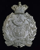 South Africa: Prince Alfred’s Guard Helmet Plate 1874-1890. In white metal and complete with two lugs.