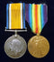 PAIR: British War and Victory Medal, both correctly impressed to 6581 MT-DVR P. SPENCE 7 F. AMB. A.I.F. - VF SOLD