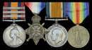 Four: Queen’s South Africa 1899-1902, 3 clasps, Orange Free State, Transvaal, South Africa 1902