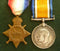 Pair: 1915/15 Star and British War Medal (missing the victory medal). Both correctly impressed to 997 SGT T. TURNER 1/BN A.I.F. - VF SOLD