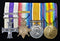 Four: Military Cross with second award Bar, Mons Star with clasp, British War and Victory Medal with Mentioned in Despatches device. WW1 trio correctly impressed to CAPT. A. B. P. L. VINCENT. - VF SOLD