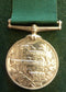 Single : Volunteer Long Service Medal 1894. Victoria issue. Unnamed as issued.  VF - SOLD