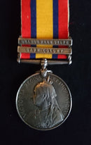 Single: Queen's South Africa 1899-1902, two clasps "CC & OFS" impressed "5200 Boy C. Webb, Gloucester Regt." - SOLD