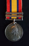 Single: Queen's South Africa 1899-1902, two clasps "CC & OFS" impressed "5200 Boy C. Webb, Gloucester Regt." - SOLD