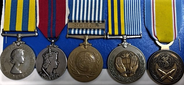 Three: British Korea & UN Korea (both impressed Coronation medal 1953 (engraved) Commander B. M. Ziegler RAN.