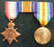 Pair: 1914/15 Star and Victory medal (missing BWM). Both correctly impressed to 2781 PTE D. BAMBRIDGE 8 BN AIF