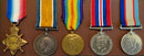 Five: 1914/15 Star, British War, Victory Medal, War Medal 1939/45 and ASM 1939/45. WW1 trio correctly impressed to 3243 PTE. J. H. BAMBURY 3/BN AIF. War Medal 1939/45 and ASM 39/45 correctly impressed N76029 J. H. BAMBURY.  - VF-EF SOLD