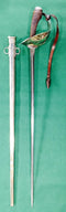 1908 Pattern Trooper’s Cavalry Sword marked to the 7th Dragoon Guards, the 88 cm straight blade with single fuller marked at the forte with the broad arrow EFD crown over 36 over E and various other markings - SOLD