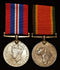 Pair: War Medal and African Service Medal. Both medals correctly named to 80708 A. J. BEKKER