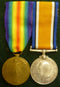 Pair: British War Medal and Victory Medal impressed to 6675 T.Cpl. J. Broadgate 20 Bn. AIF