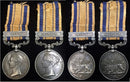 Pair: South Africa 1879 one clasp 1877-8 correctly engraved in typical style, Pte. D. Cameron Queenstown Vol: Cont gt.