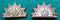 Pair of first pattern Rising Suns  One missing a lug & the other has been  beautifully converted to a sweetheart/broach - SOLD