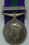 Single: GSM One Clasp;  "PALESTINE 1945-48" 14353405 PTE. P. BROWN EAST YORKS. - EF SOLD