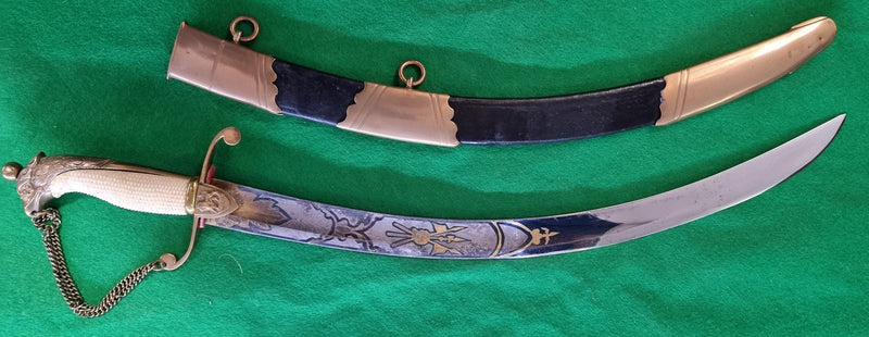 A high quality Georgian Naval Dirk by Radford Leeds. Scabbard in excellent condition.
