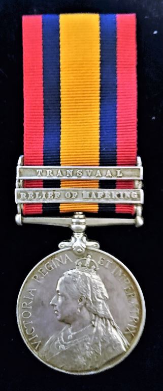 Single: QUEENS SOUTH AFRICA MEDAL 1899 two clasps "Relief of Mafeking & T" correctly impressed to 5108 FAR: SGT E. A DREW 8TH COY 4TH IMP: YEO - SOLD