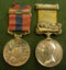 Pair: Distinguished Conduct Medal (VR) and Crimea Medal clasp "Sebastopol". DCM impressed ANDREW FAIRSERVICE SAPPERS & MINERS. Crimea Medal contemporary engraved capitals A. FAIRSERVICE R.E. - SOLD