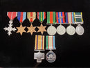 Eight: MBE (type 2) Military, 1939-45 Star, Africa Star with 8th Army clasp & Pacific Stars