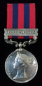 Single: India General Service 1854-95, 1 clasp, “WAZIRISTAN 1894-5” to 2804 Pte. T. Glendinning, 2nd Bn. Border Regt.