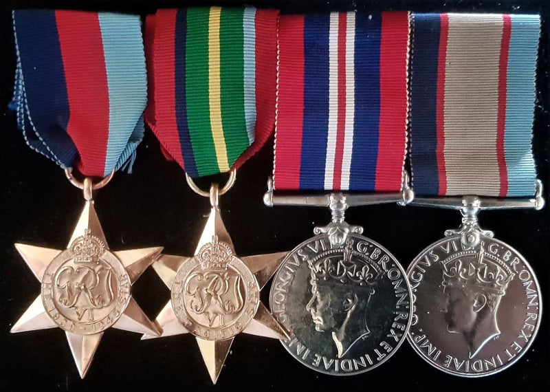 Four: 1939/45 Star, Pacific Star, War Medal and Australian Service Medal. All medals correctly named to VX147459 G. W. JACOBS - EF SOLD
