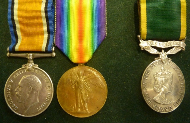 FAMILY GROUP: Pair: British War Medal and Victory Medal impressed to 2585 Pte. J. D. JOSLIN 12 Bn. AIF