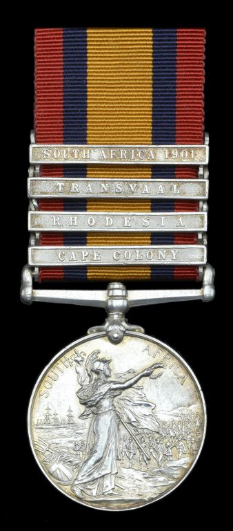 Queen’s South Africa 1899-1902, 4 clasps, Cape Colony, Rhodesia, Transvaal, South Africa 1901 (1297 Pte. H. Kerr, New Zealand M.R.) - SOLD