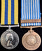 P68 Pair: British Korea 5/1686 C. M. White, UN Medal Korea also impressed. Served in Korea 21 Nov. 51 to 14 Nov 52 with 3 RAR.