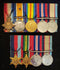 P9. Family Grouping  Five: 1914/15 Star, British War, Victory Medal, War Medal 1939/45 and ASM 1939/45. WW1 trio correctly impressed to 121 PTE. R. LEVY 7/BN AIF (S-SGT on pair). War Medal 1939/45 and ASM 39/45 correctly impressed V16010 R. LEVY