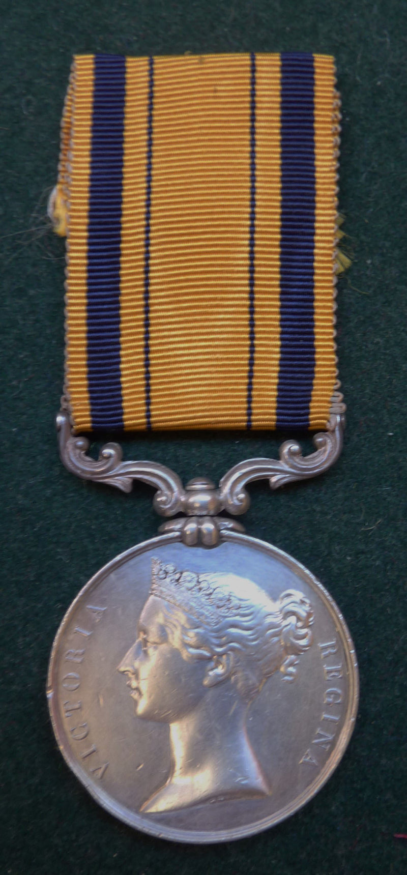 Single: South Africa Medal 1834-53 impressed to GUNR & DR J. MALONE RL. ARTY. - EF SOLD