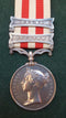 Single: Indian Mutiny Medal 1857-58 two clasps "LUCKNOW & DELHI" impressed to CORPL JOHN MARTIN 1ST EURN BENGAL FUSRS. - EF SOLD