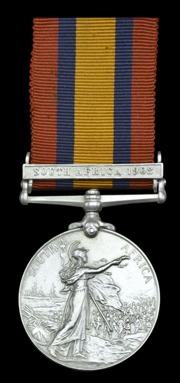 Queen’s South Africa 1899-1902, 1 clasp, South Africa 1902 (9190 Pte. M. B. Mason, 2nd Regt. 10th N.Z. Cont.),