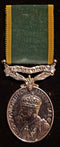 Single; Efficiency Medal, G.V.R., Territorial correctly named to 750767 Gnr. J. D. Mc Neil. R.A. - SOLD