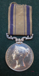 Single:South Africa Medal 1834-53 impressed to J. MILLER. 91ST REGT - VF SOLD
