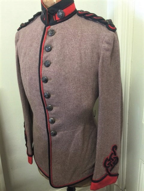 A superb condition uniform of the Northamptonshire Rifle Volunteer Corps who under the Childers reform in 1881 was attached as a Volunteer Battalion to the Northamptonshire Regt
