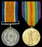 Villers-Bretonneux Memorial  Pair: British War and Victory Medal, both correctly impressed to 6314 PTE S. W. PENTLOW.11 BN. A.I.F. - SOLD