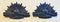 General Plastics Rising Sun Collar pair - SOLD