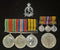 Defence Medal, War Medal and Africa General Service 1902-56, 1 clasp, Kenya first two unnamed as issued, third correctly named to A.S.P. J.P. REFOY. - VF SOLD