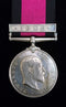 Single : NATAL 1906 one clasp "1906" impressed  Tpr.A.J.Small. Border Mtd.Rifles.      A total of 251 medals to the unit. - EF SOLD