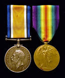 Pair: British war medal and Victory medal impressed to 4478 PTE E. L. STEPHENS 1 BN AIF