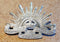 Armoured Silver Rising Sun  Maker marked "K. G. Luke Melb" - SOLD
