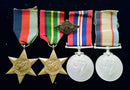 Group of Four: 1939/45 Star, Pacific Star, War Medal 1939/45 and Australian Service Medal 39/45. Both the War Medal and ASM are correctly impressed to S6294 C. W. SUSSMAN with the stars being unnamed as often found on early issues.- VF SOLD