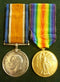 Pair: British War Medal and Victory Medal. Correctly impressed to 2893 PTE J. H. TATTERSALL 44-BN. A.I.F. - VF SOLD