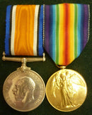 Pair: British War Medal and Victory Medal impressed to 6207 Pte. S. A. Thrower 25 Bn. AIF - VF SOLD