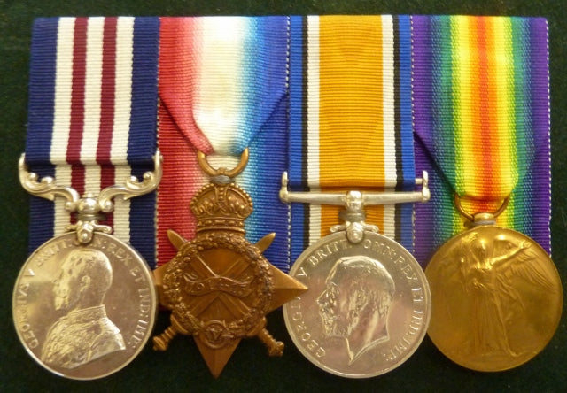 Four: Military Medal, 1914/15 Star, British War Medal and Victory Medal all correctly named to 2915 PTE. J. H. WARD 6 BN A.I.F. - SOLD