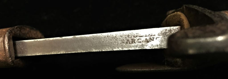 A very Rare and interesting British Sword by Woolley & Sargant. Following Waterloo a great number of 1796 Light Cavalry swords were available for re-hilting.