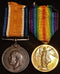 Pair: British war and Victory medal impressed to 248434 PTE J. YOUNG. LABOUR CORPS